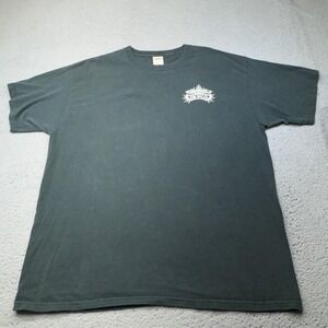 Vintage Bob Dylan Shirt‎ Mens Extra Large Black Crown Eye Concert Music Graphic